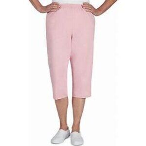 Alfred Dunner Classic Fit Comfort Waist Two Pocket Capri S. 16 NWT
